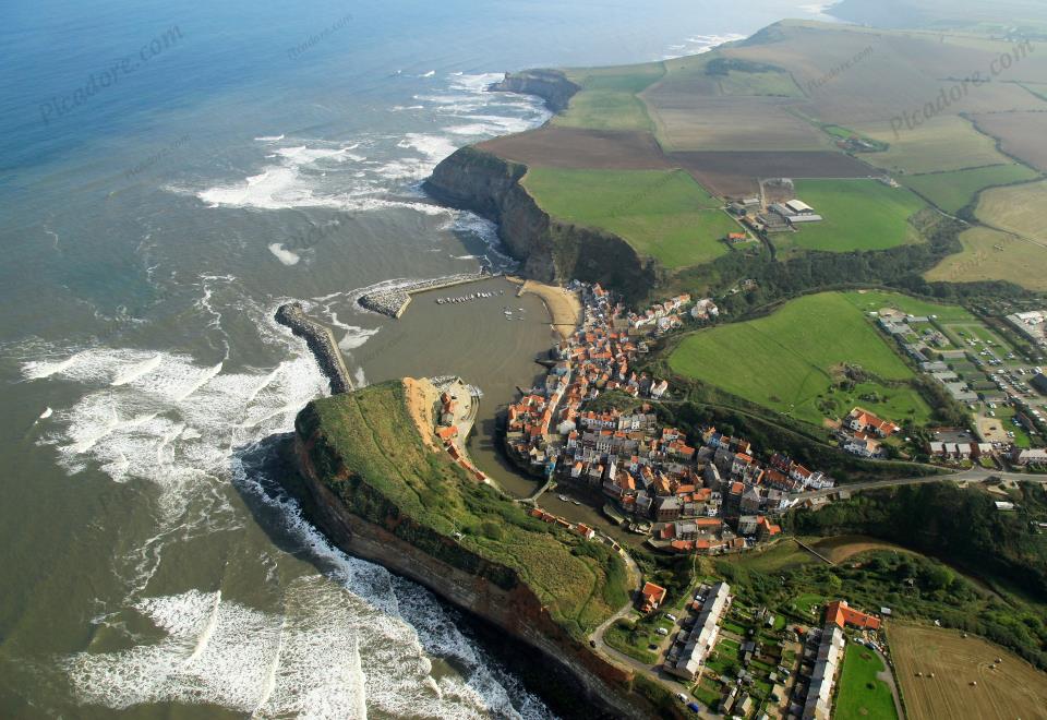 Staithes from above Large Version