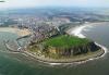 Scarborough Castle Headland from above