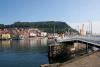 View of harbour with bridge