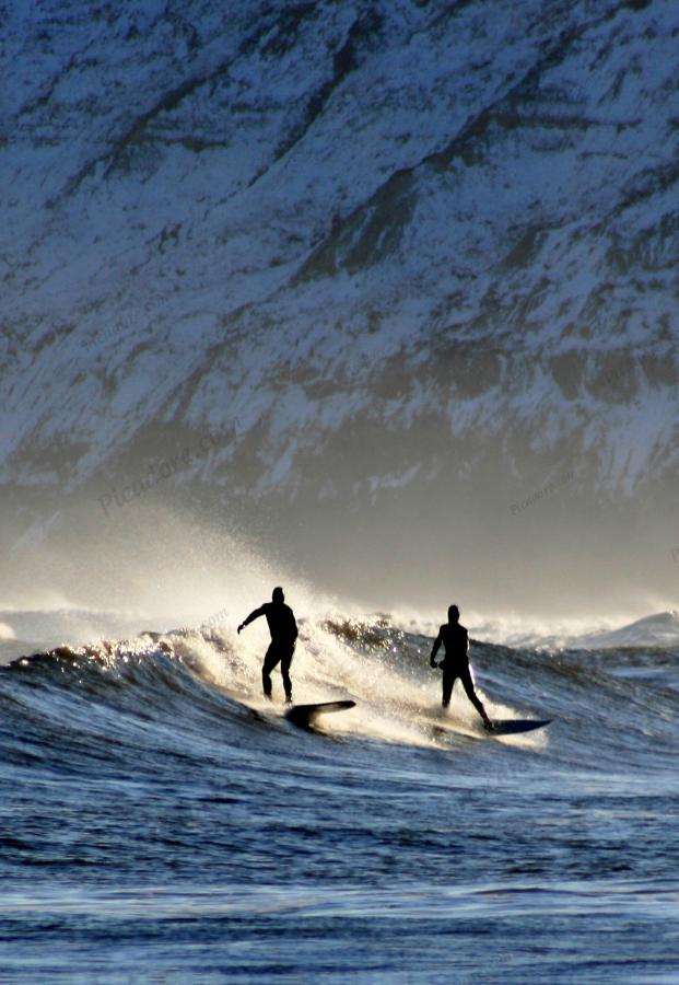 winter surfing Large Version
