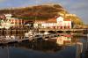 Harbour and castle reflection