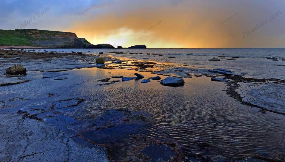 Saltwick bay storm Large Version