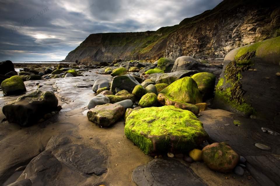 Early Morning Dawn at Runswick Bay (02240e-ny) Large Version