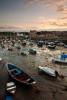 Late Evening over scarborough Harbour (04658e-ny)