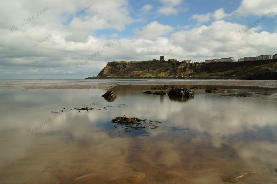 Scarborough Beach And Castle Large Version