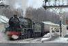 Steam Engine at Grosmont in Winter (D10378Y)