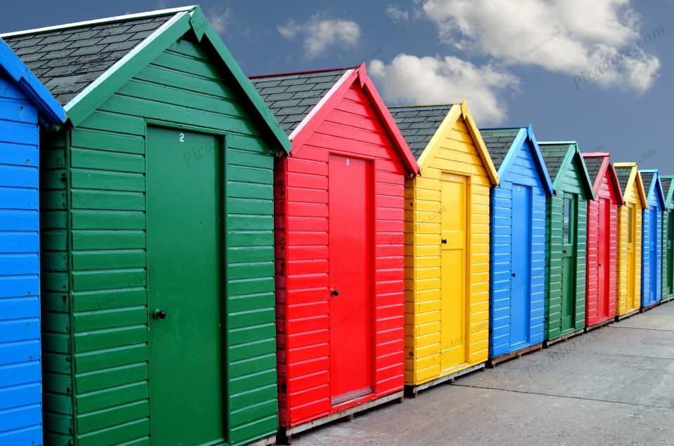 Beach Huts Large Version