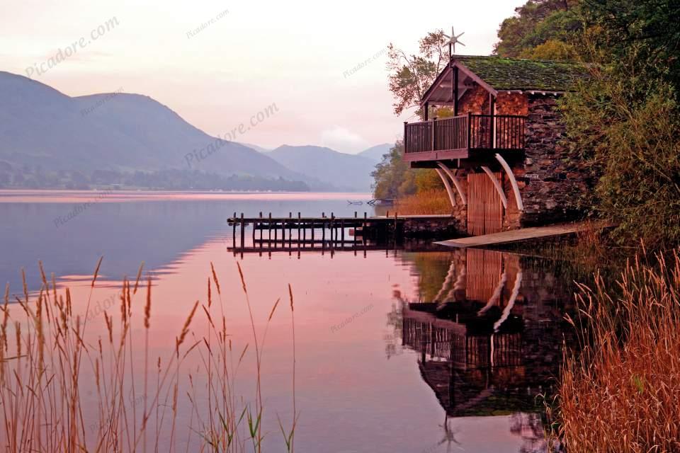 The Boat House, Sunrise Large Version