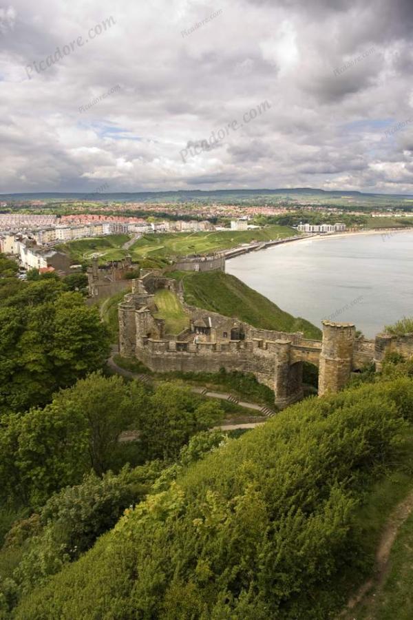 Across to North Bay from the Castle walls Large Version